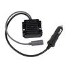 3.5A Satellite Car Power Adapter Step Up Converter Power Cable with Cigar Lighter Plug for RV Boat Trailer 16 AWG Cable