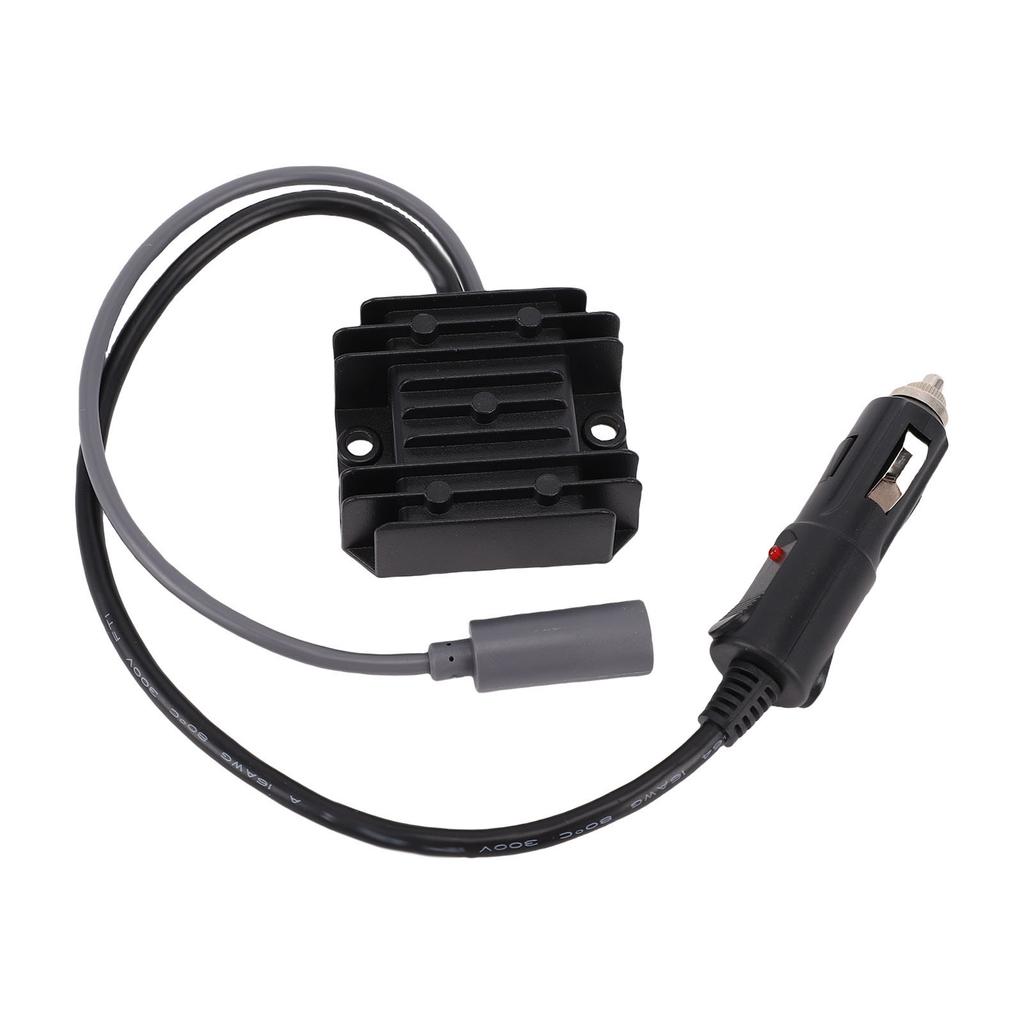 3.5A Satellite Car Power Adapter Step Up Converter Power Cable with Cigar Lighter Plug for RV Boat Trailer 16 AWG Cable