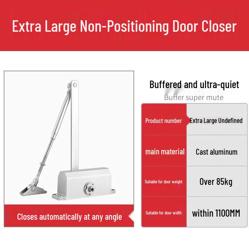 Stainless Steel Automatic Fire Door Sequencer and Closer with Spring Mechanism