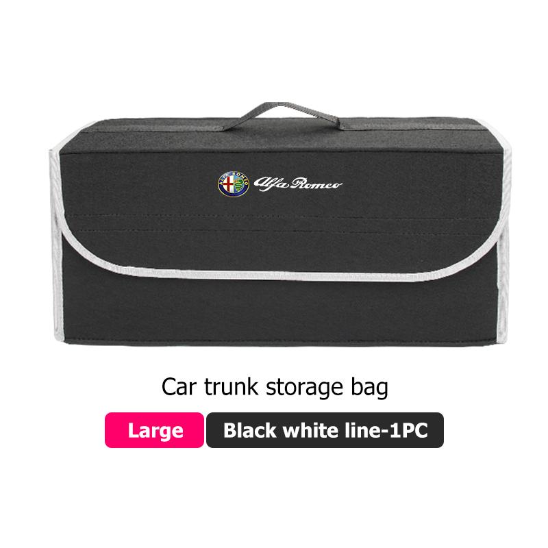 Filz Kofferraum Aufbewahrungsbox Faltbarer Reiseorganizer Werkzeugkasten Für Alfa Romeo 159 Giulietta Giulia 147 Mito 156 159 166 GT