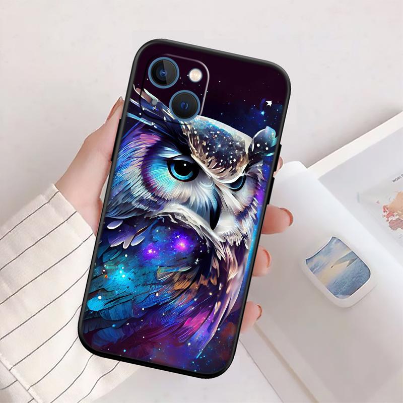 Cartoon Art Owl New High-End Shell Phone Case for Xiaomi Poco C40 C50 C51 C55 C65 C71 C75 F2 F3 F5 F6 F7 M2 M3 Pro Ultra