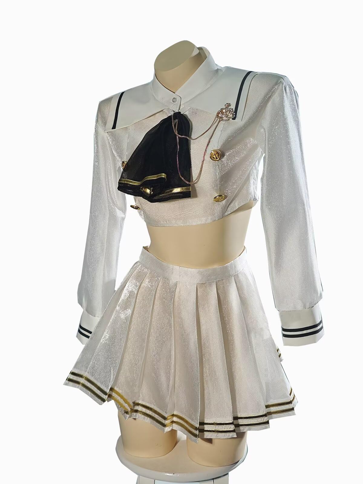 

[Pupubanbanya] [Лаванда] Костюм для косплея Janus Fitting Love, Рождество, Хэллоуин, Матросская форма, Размер M