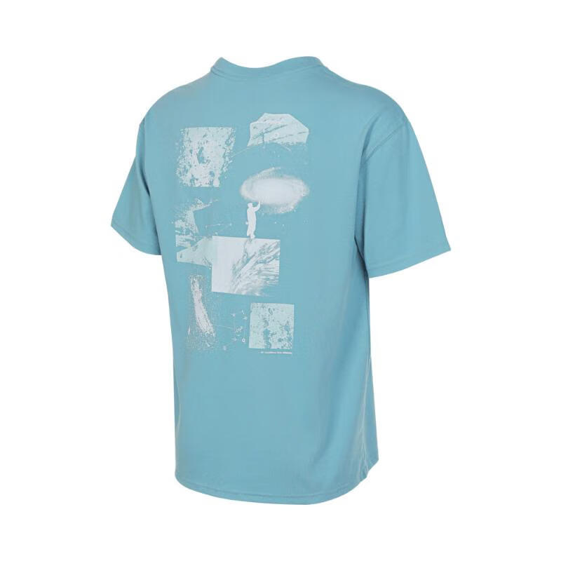 Nike Moisture Wicking Quick Dry Loose Short Sleeve T-Shirt Men Tops Denim-Blue FZ5276464