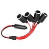4 Way Car   Cigarette Lighter Splitter 180W High Power Adapter with   for Car RV SUV Truck Racing Car   ABS Housing Professional
