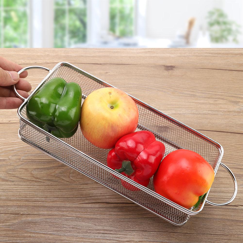 Edelstahl Frittierkorb Multifunktions-Netzfrittierkorb(27*12*6cm)