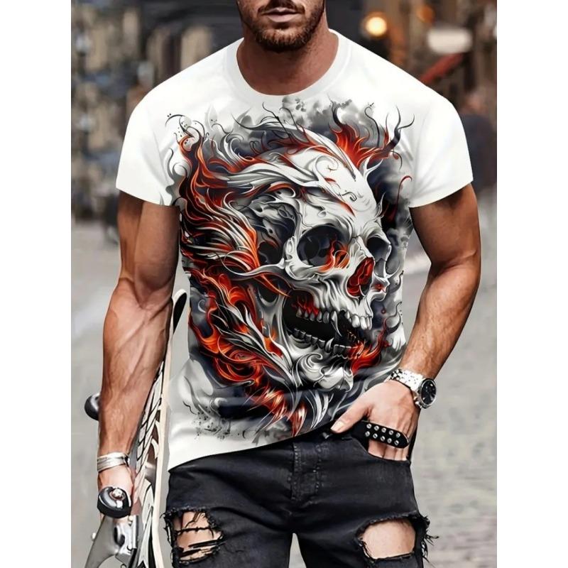 Men's T Shirt For Men Clothing Poland National Flag 3D Printing Oversized T-shirts Loose T-shirt Quick-drying Men Clothing Tops