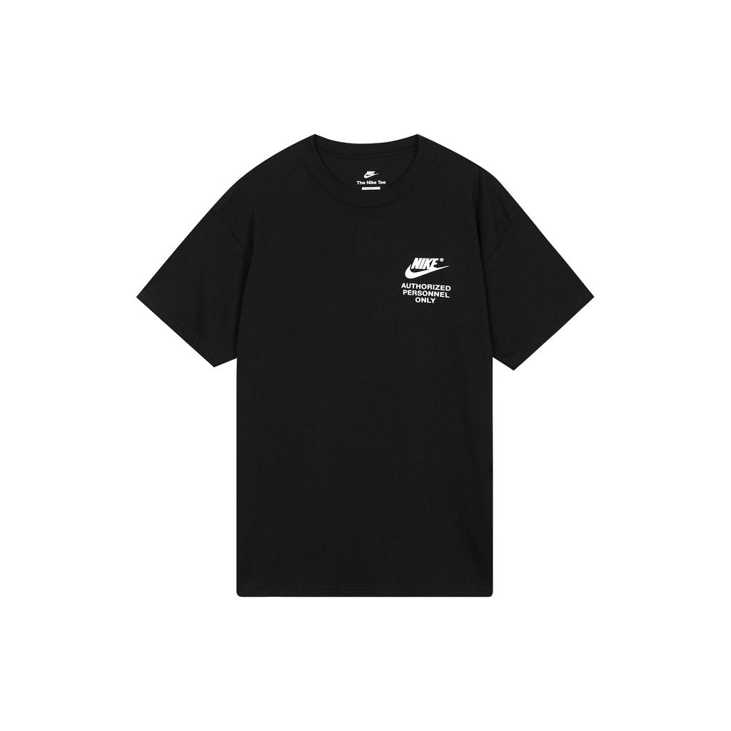 Nike Alphabet Logo Print Comfortable Round Neck Short Sleeve T-Shirt Men Tops Black DM6428-010