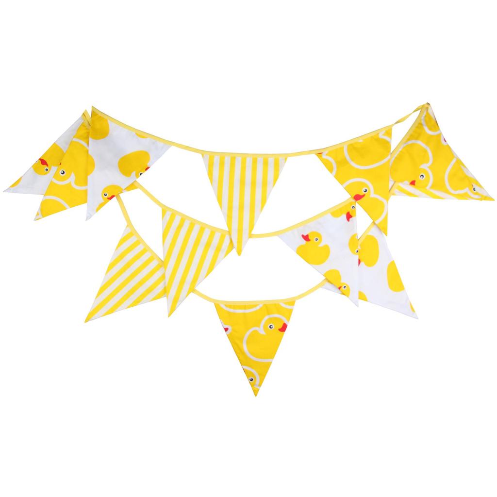 Large Cotton Triangle Flags for Parties and Outdoor Events