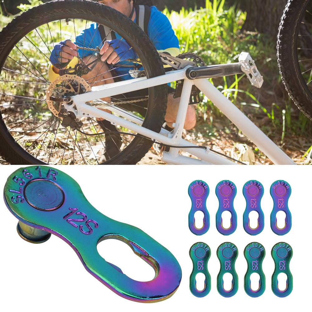 4Pair Steel Bike   12Speed Chain Missing Link Connector Parts Cycling Accessory