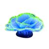 Aquarium Artificial Coral Silicone Coral Figurine Fish Tank Decor Glow-in-The-Dark Faux Coral with Suction Cup Underwater Landscape for Betta Fish