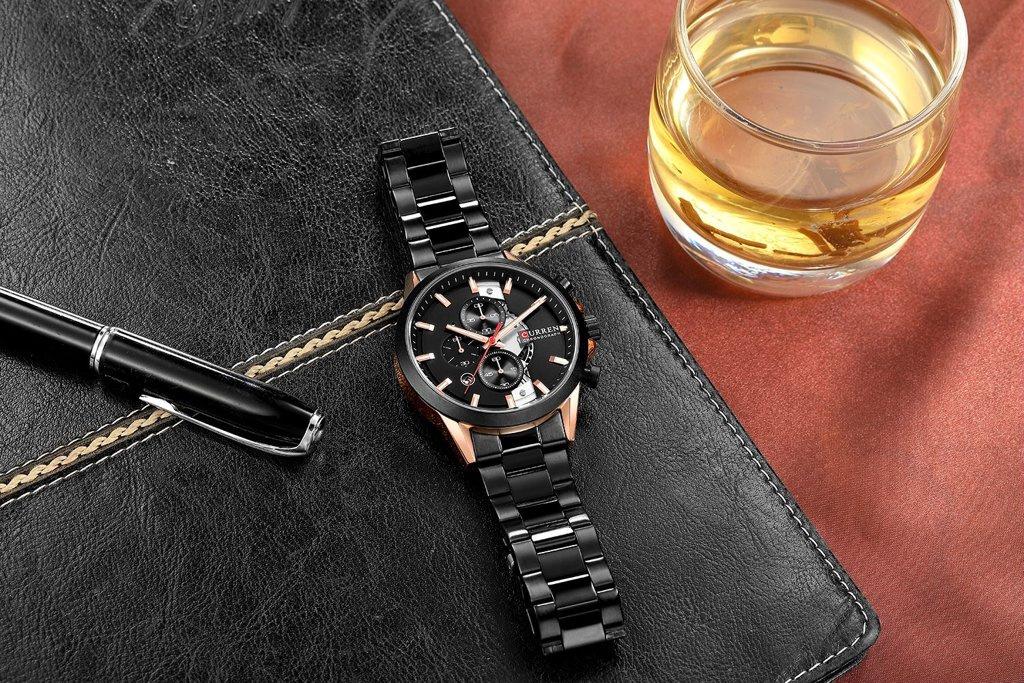 OROLOGIO DA UOMO CURREN 8325 (zc021b) - CRONOGRAFO