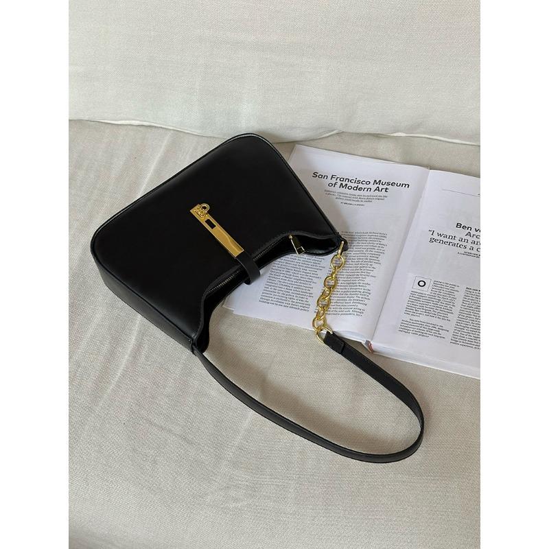 

Сумка Niche Design для женщин с высококачественной ручной сумкой подмышкой Ins Универсальная модная сумка через плечо чёрный