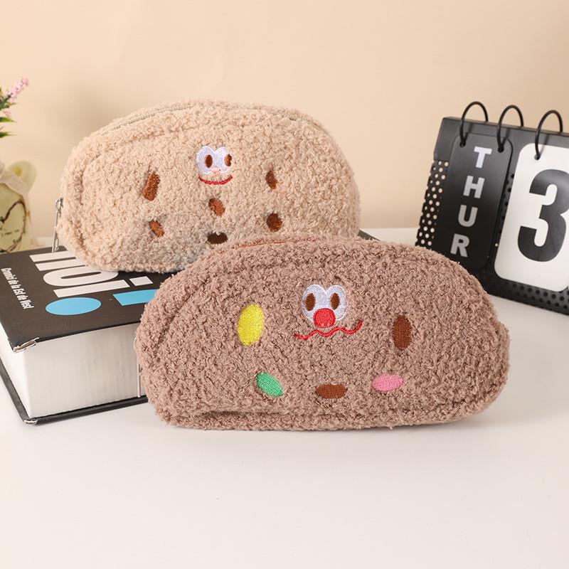 Astuccio Portapenne Peluche Carino per Ragazze con Organizer ad Ampia Capacità per Materiale Scolastico