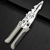 @ All in 1 Stainless Steel Wire Puller Plier Cutting Pliers Stripping Tool Zr-2306-60%Off