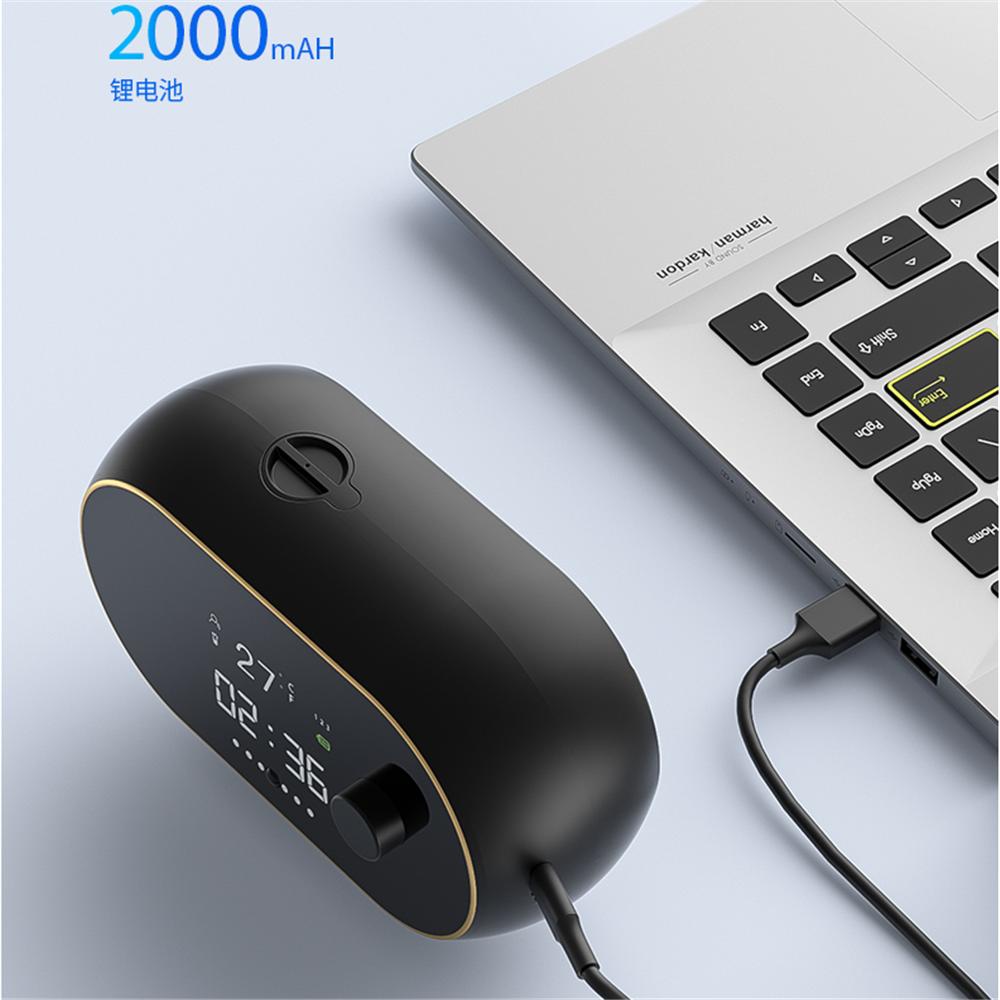 Dozator Automat de Săpun Spumă Fără Contact Afișaj Oră Temperatură Încărcare USB Inducție Automată Dozator Săpun Lichid Impermeabil