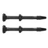 2pcs 60mm Tubeless Presta Valve Stem Lightweight Alloy Valve Stem for Mountain Road BikeBlack