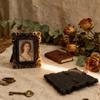 Resin Baroque Style Photo Frame Black Photo Display Holders Picture Frame Ornaments  Living Room
