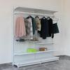 Internet Celebrity Clothing Rack: Open Wardrobe & Storage Cabinet for Home or Rental Spaces