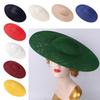 New 40cm Fascinators Base Big DIY Hair Accessories Hat with Clip Women Wedding Headpiece for Cap Supplies