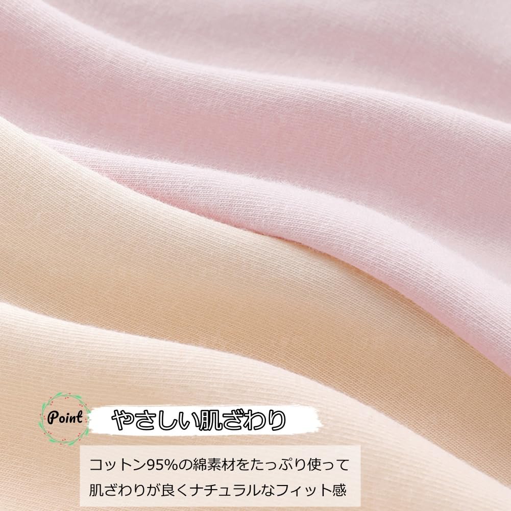 TDIOSN Cotton Deep Comfortable Leg Comfortable Plus Casual Size Women's Panties, Fit, Openings, Fit, Breathable, Breathable, Sizes, Butt-Lengthening