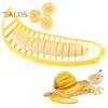 3Pcs Bananen Slicer Lebensmittel Grade Kunststoff Scharfe Klinge Multi-funktionale Obst Salat Banana Dicer Masher Schneiden Werkzeug küche Gadgets