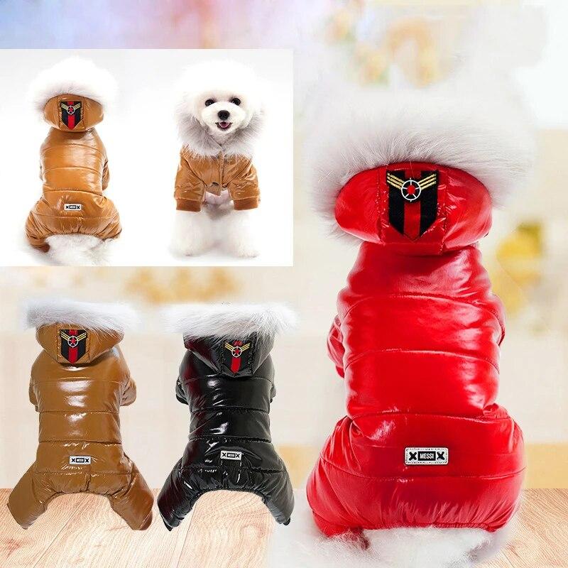 Thicken Warm Puppy Pet Coats Waterproof Dog Jacket Autumn/Winter Clothes For Dogs Chihuahua Pug French Bulldog Clothing