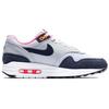 Nike Air Max 1 Pure Platinum Midnight Navy Racer Pink Women's 319986-116