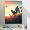 Frame Painting By Numbers Kits Butterfly Animals Sunset Marker By Numbers Handwork For Home Decoration Diy Gift 40x50