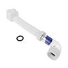 Bathroom Waste Pipe Space-Saving Waste Pipe 1 1/4" Bathroom Sink Plumbing Parts Home Retractable Drainage Tube Drain Down Hose