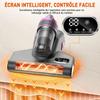 500W Mattress Vacuum Cleaner, UV-C Light, 9000 Pa Suction, 70°C Hot Air and Dual Dust Tanks