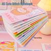 Cartoon Cute A5 Soft Cover Notebook - Stitch-Bound Diary for Elementary Students