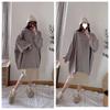Plus Size Women's Korean-Style Loose Sweatshirt - Trendy Autumn/Winter Jacket for 230-300 Jin