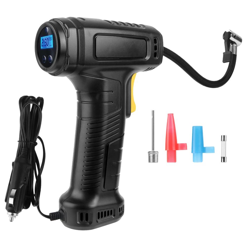 120W Portable Air Compressor, Wireless/Wired Tire Inflator Pump for Car, Bicycle, Motorcycle & Balls, Fast Handheld Air Pump