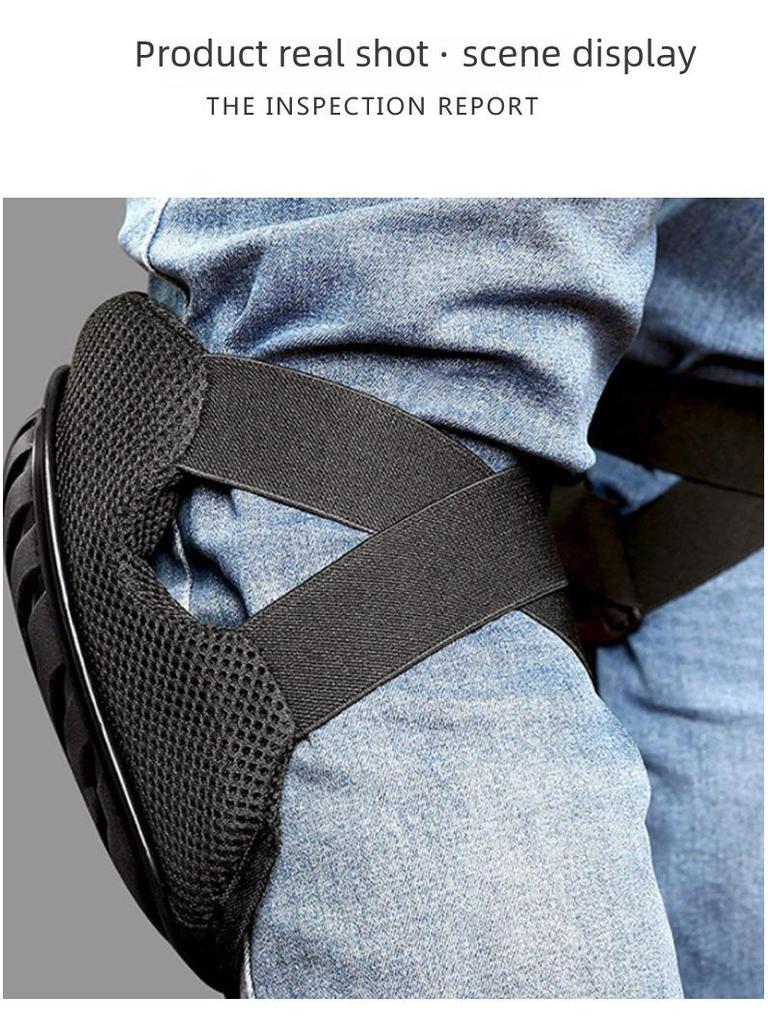 Durable Non-Slip Hard Shell Knee Pads for Construction, Car Repair, Gardening, and Outdoor Sports