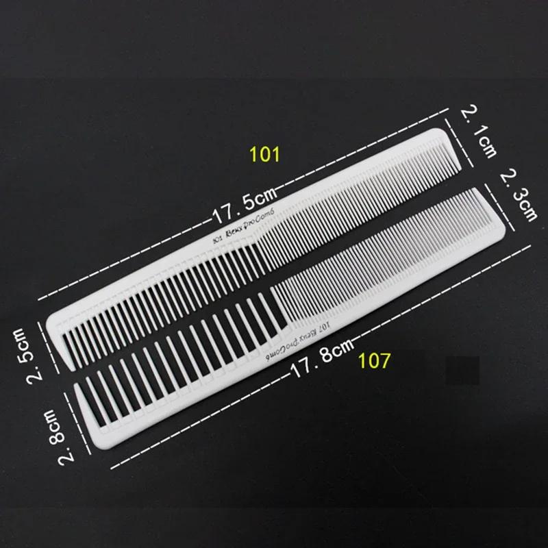 2pcs Professional Hair Brush Comb Anti-static Flat Head Cutting Comb Fine Teeth Haircut Brush Salon Tool Barber Hair Accessories