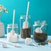 Modern Minimalist Plastic Coffee Bean Scoop With Long Handle For Home Brewing And Baking