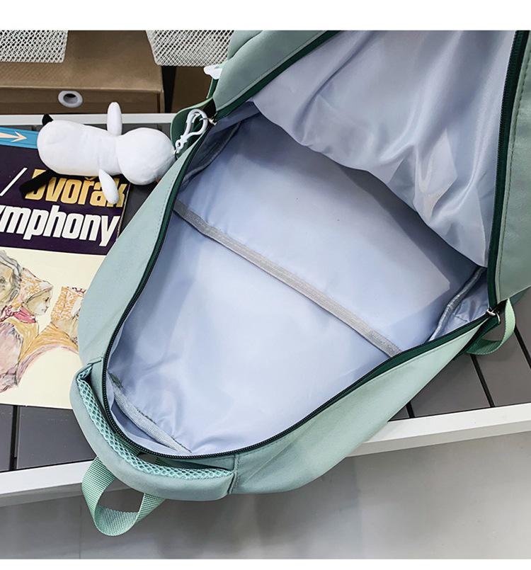 Korean Style Minimalist Backpack 2024: Large Capacity Unisex School & Travel Bag for Students