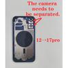 DIY Vollständige Montage Flach Für iPhone 12 Pro Max Wie 17 Pro Max Gehäuse, für iPhone 12 Bis 17 Pro 12 Pro DIY 17 Pro Rückschale