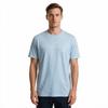 Paul&Shark Men's T-shirt Made of Cotton and Lyocell Light Blue 26411007-394 - Elegant Comfort