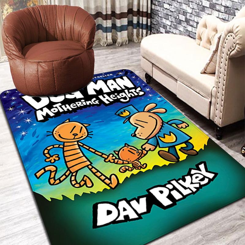 Dog Man Style Digital Art Rug Floor Mat for Living Room or Bedroom Soft and Comfortable Carpet a Gift for Birthday and Holiday.
