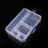 Hot Transparent Plastic Storage Jewelry Box Compartment Adjustable Container For Beads Earring Ring Necklace Box For Jewelry Box