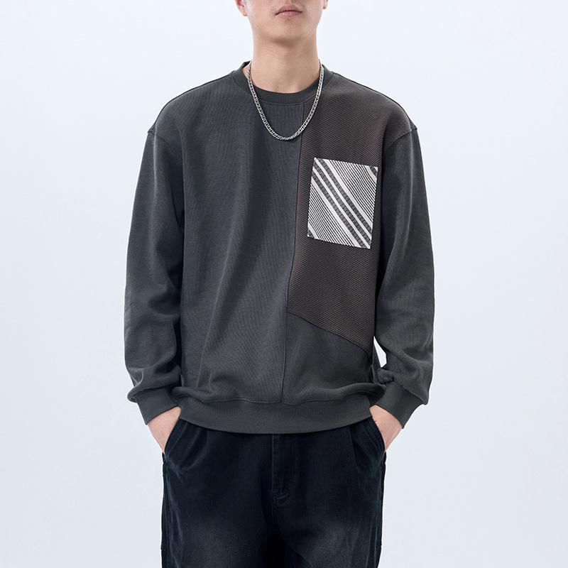 Осенний американский свитер Blockbuster мужской свободный большой — фото 4