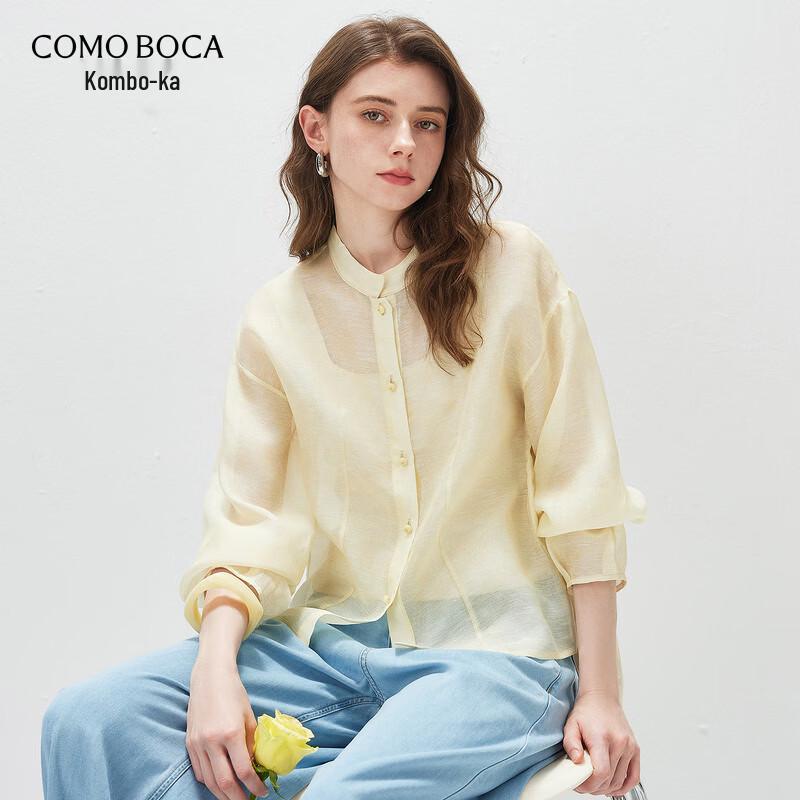 

Komom Boka Women s Silk Linen Long Sleeve Shirt L