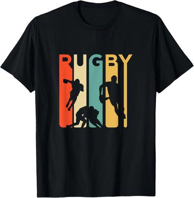 Vintage 1970's Style Rugby, Rugby Sports Gift T-Shirt