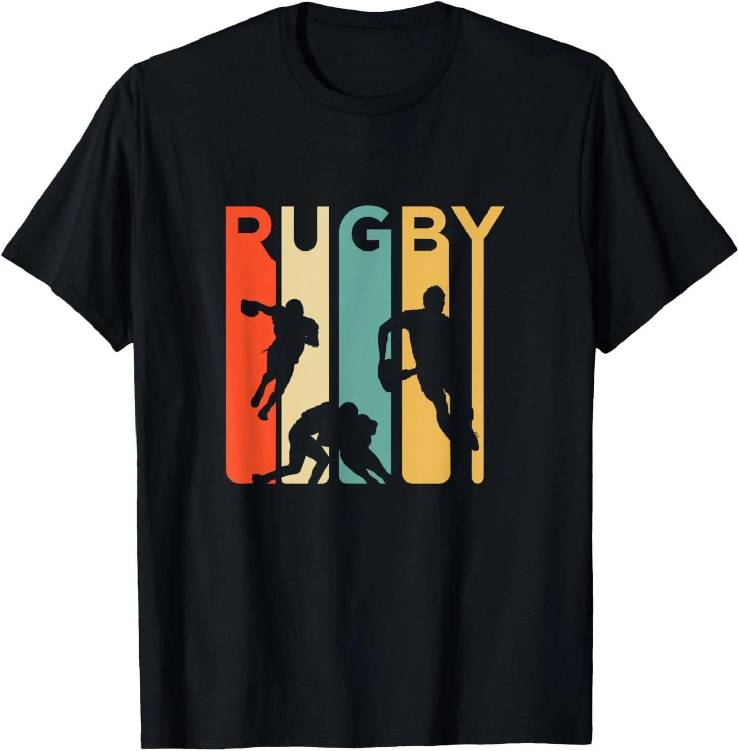 

Vintage 1970 s Style Rugby, Rugby Sports Gift T-Shirt 3XL
