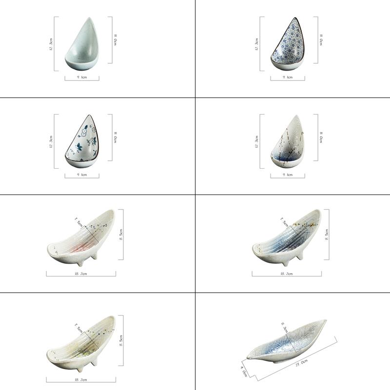 Japanese Seasoning Bowl Snack Mustard Sushi Plate Restaurant Appetizer Dish Cold Dish Snack Dessert Dish Ceramics Tableware