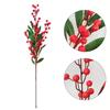Simulated fruit 3fork blueberry berry branch perfect for home decor offices and New Year decorations made of materials