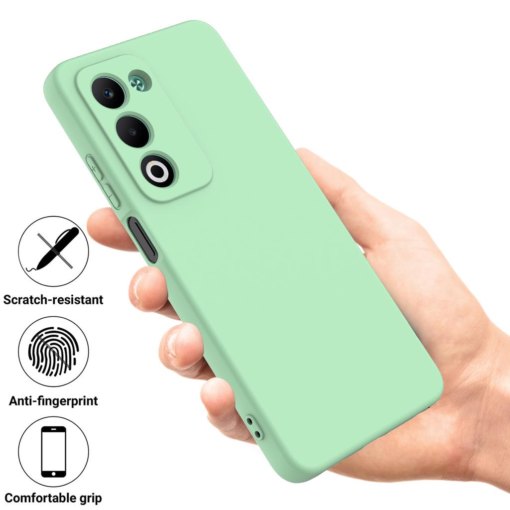 For Oppo A5i Pro 4G/A5m 4G Liquid Silicone Case Phone Back Cover with Hand Strap