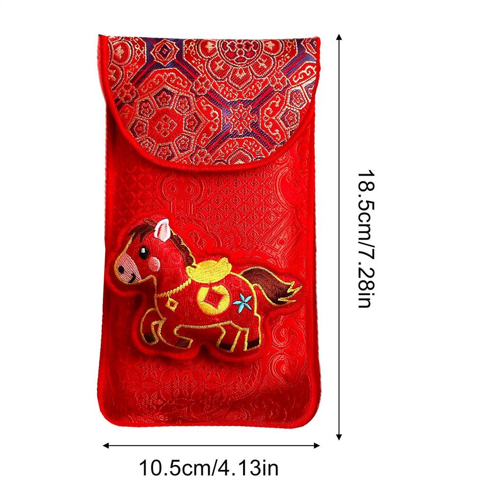 Red Envelopes Embroidery Design 2026 Lunar New Year Packet Lunar New Year 2026 Red Envelopes For Spring Festival Marriage