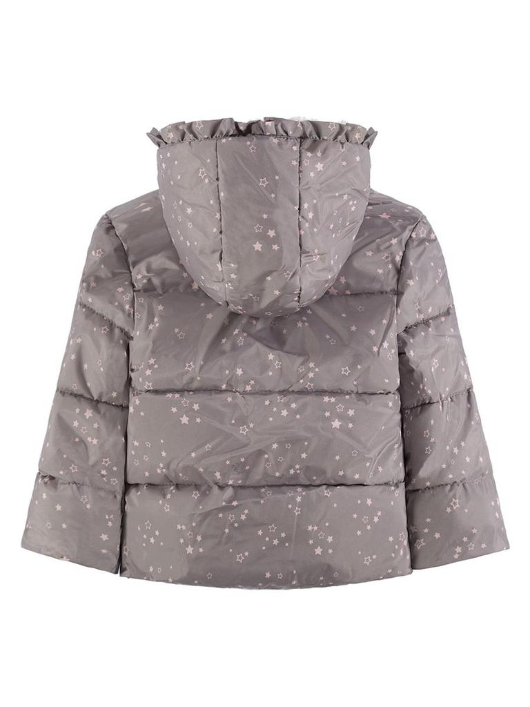 Girl's Grey Hooded Jacket Kanz